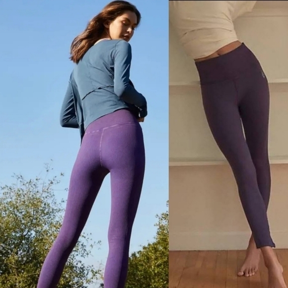 Free People Free Throw Legging Purple Violet XS - Picture 1 of 4